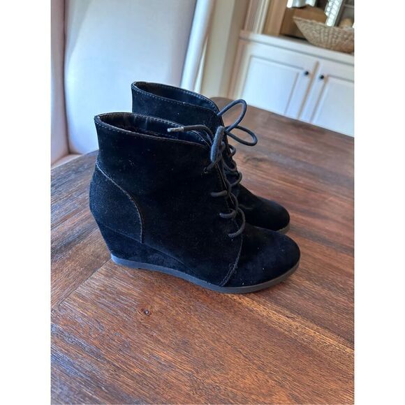 Madden Girl Domain lace up wedge heel bootie - Picture 4 of 6